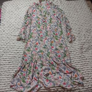 Julia Jordan sheer floral dress